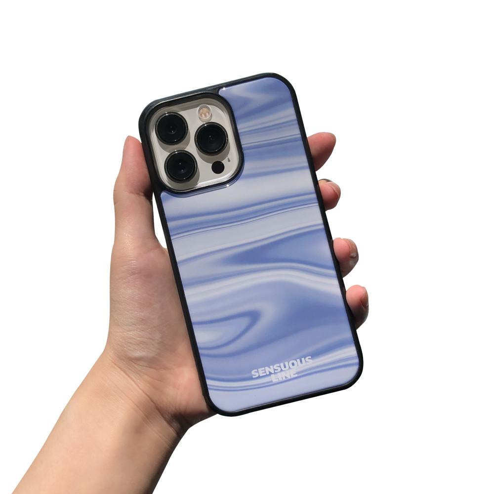 [Bumper] 에폭시 마블링 폰케이스 Marbling Phone Case (SKY)