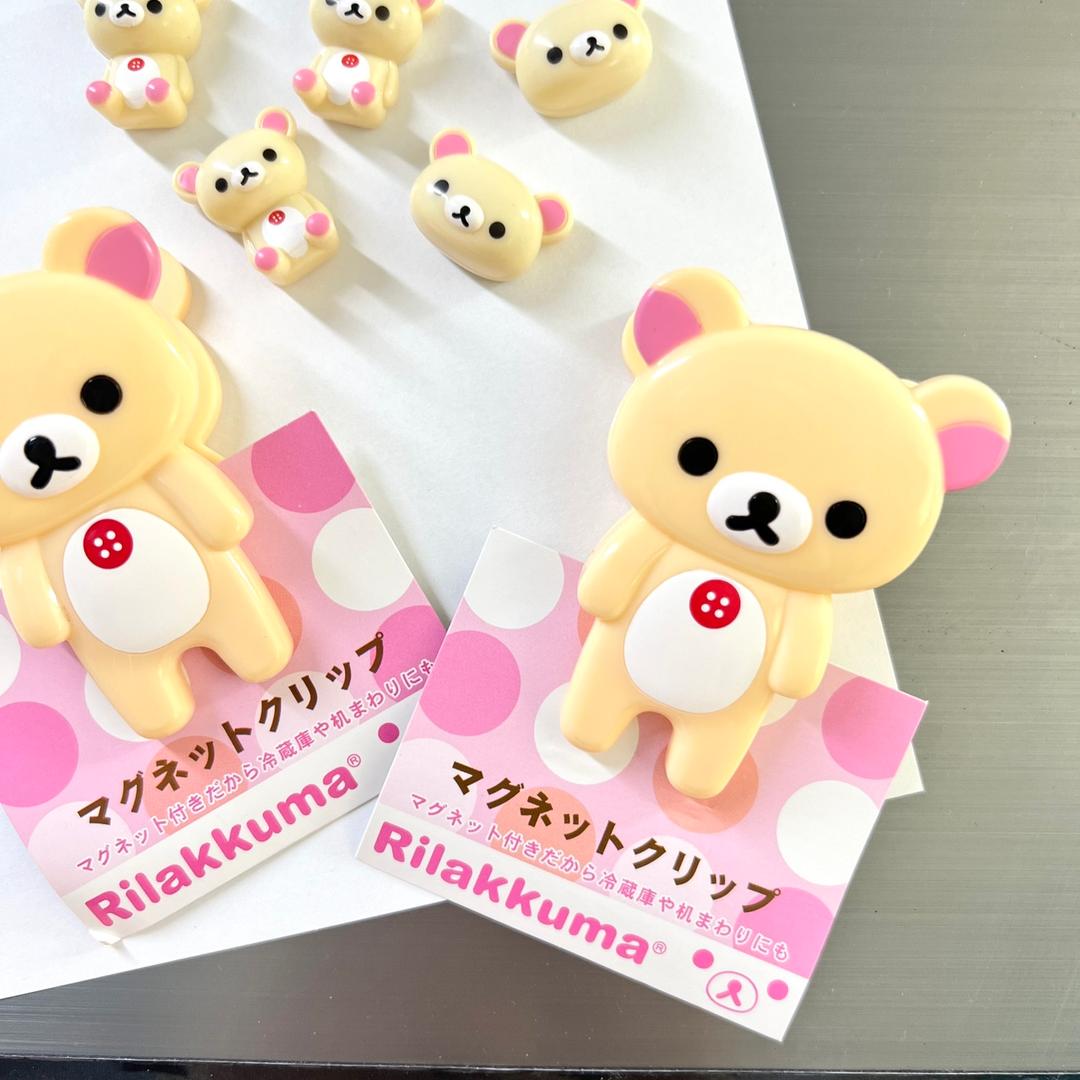 [Rilakkuma] 코리락쿠마 고전 집게형 마그넷 1pcs