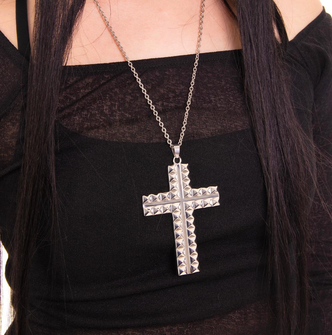 XL Ego Cross Necklace