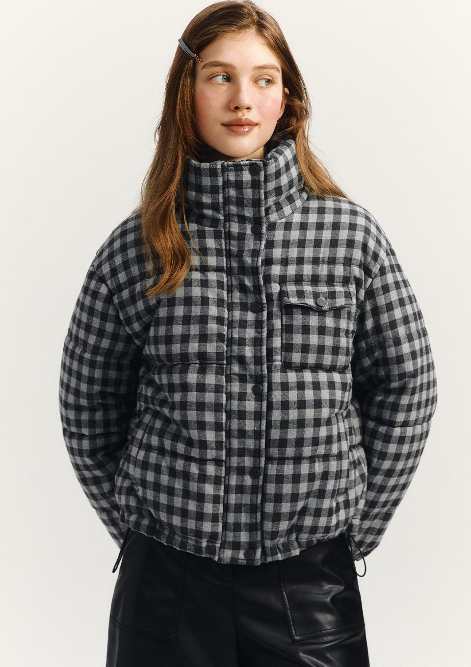 하이넥 숏 푸퍼 패딩(MAFDPD04NBK)