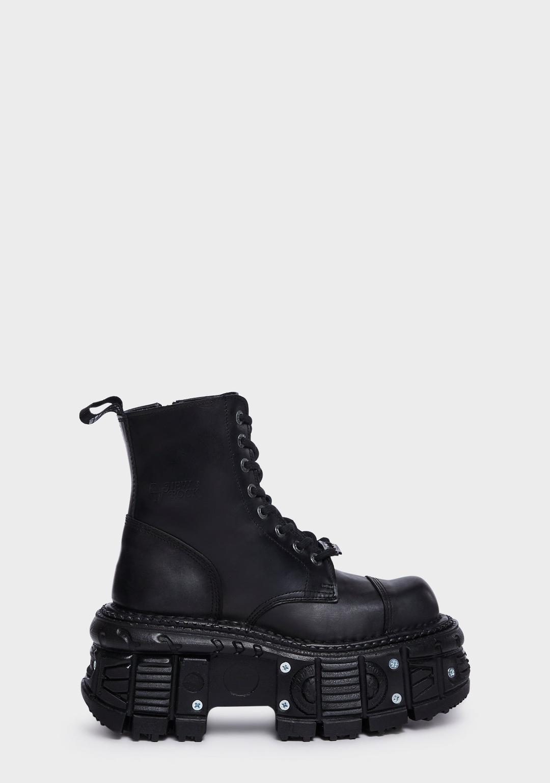 Imperfect M-Tank083-C1 Platform Boots - 39