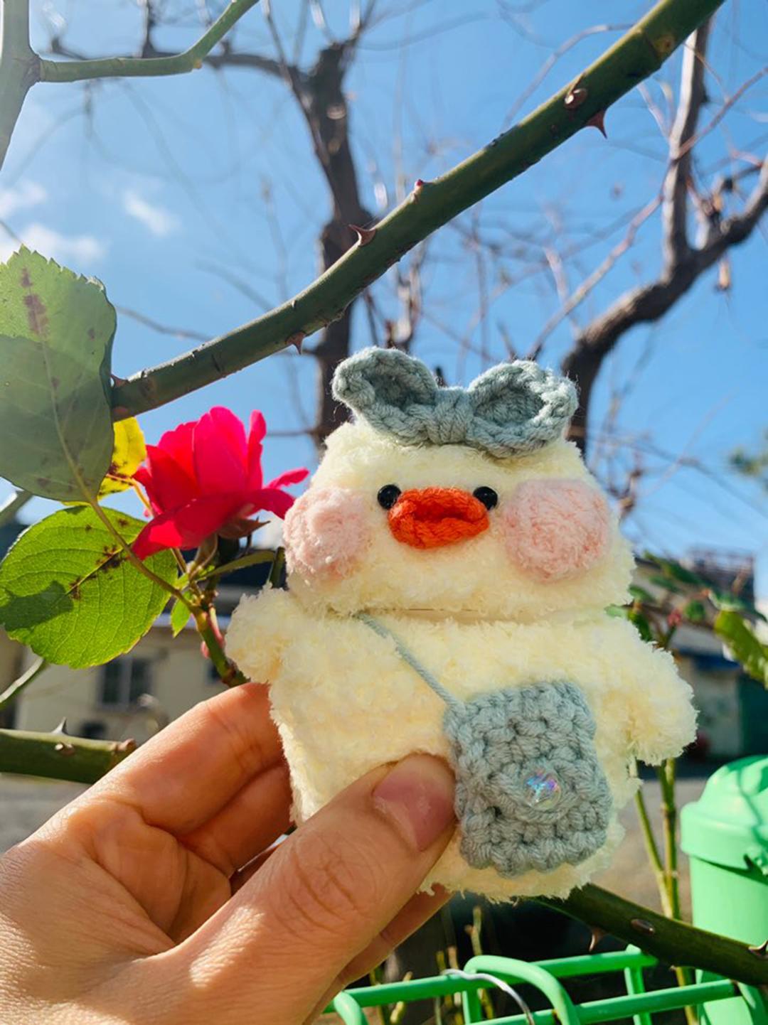 에어팟프로2 추가!! 둔둔오리 에어팟 / 버즈 케이스 키링 생일선물 뜨개케이스 버즈뜨개케이스 에어팟뜨개케이스