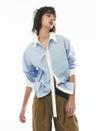 Hills Tie Shirts - Blue Stripe