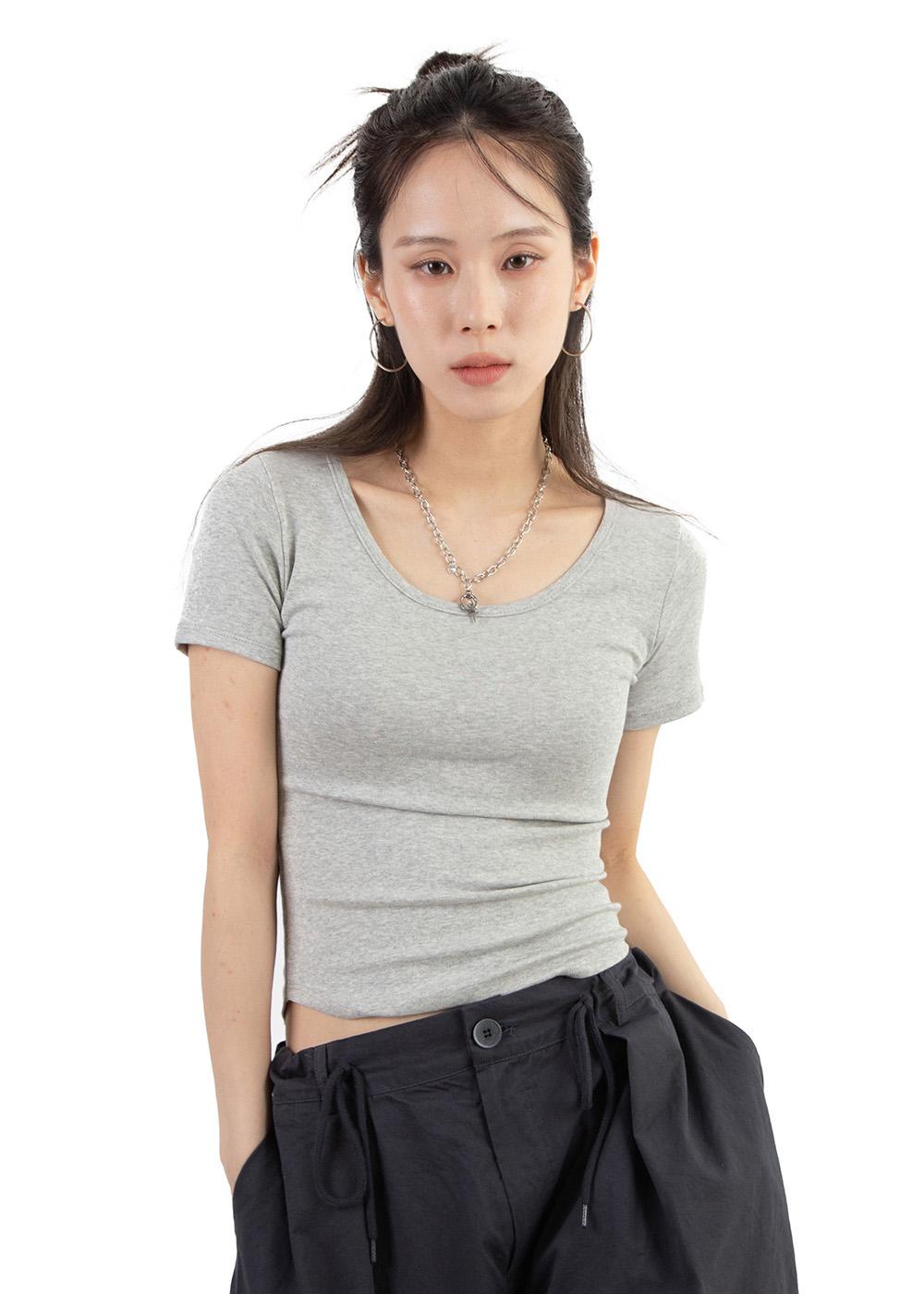 릿킴 MODAL U-NECK TEE