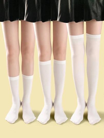 3pairs Multisize Mesh Stocking Socks