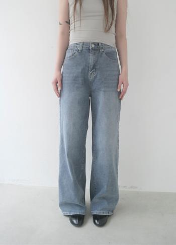 ash blue denim pants