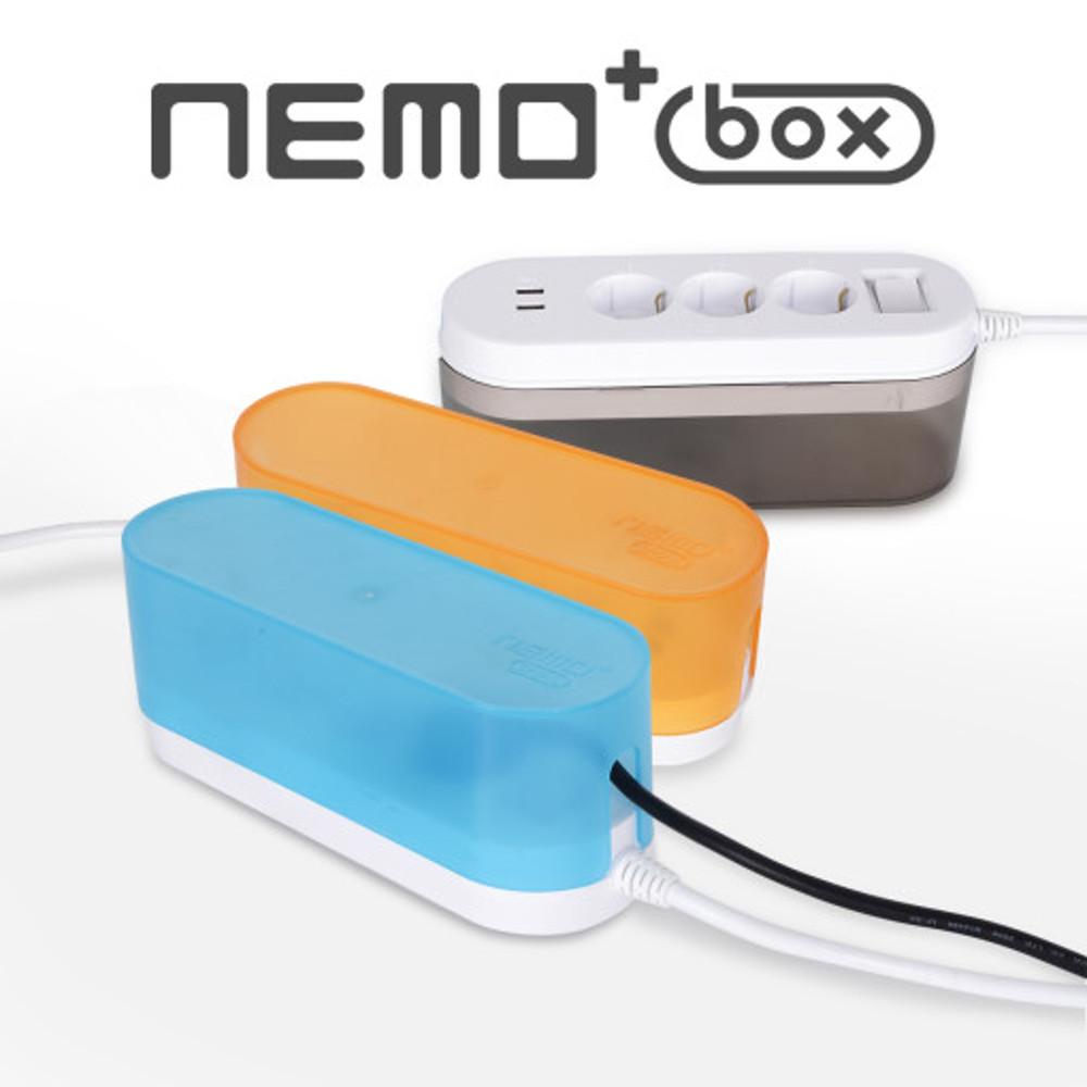 네모박스 3구 USB 2구 네모탭 멀티탭 NEMO