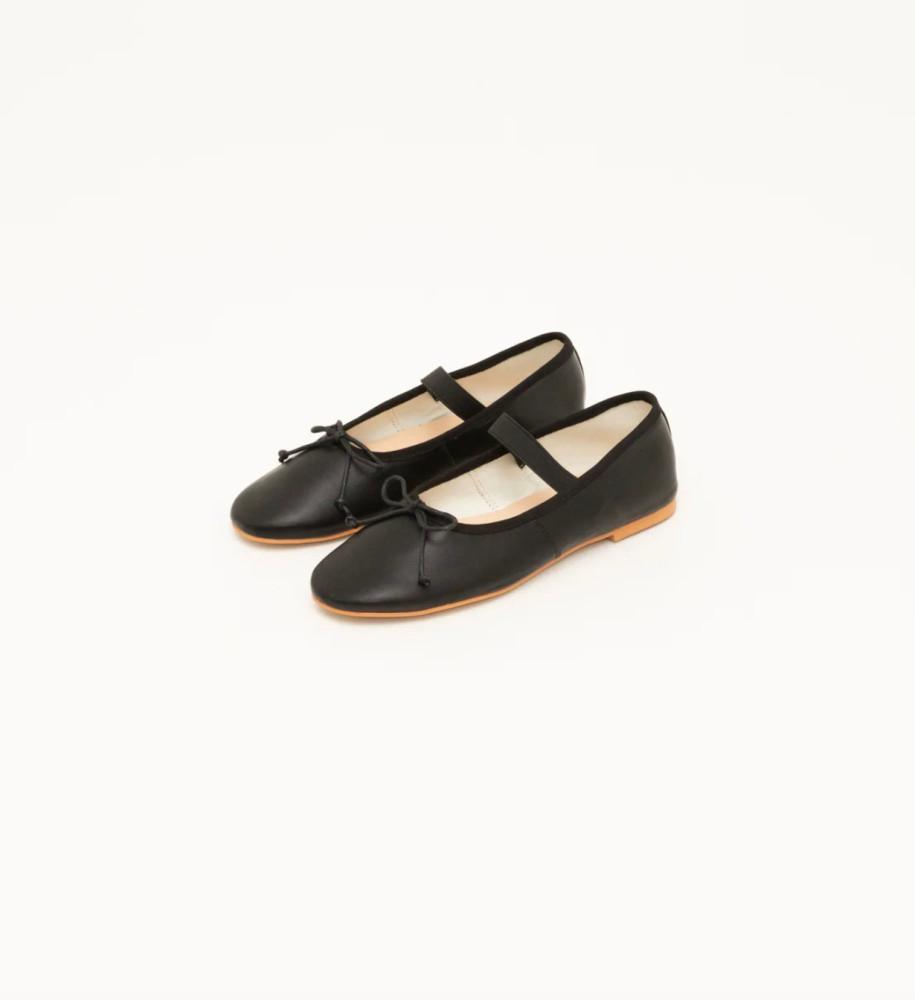 Pêche Bambi Shoes Black 피슈 밤비 발레리나 슈즈 블랙