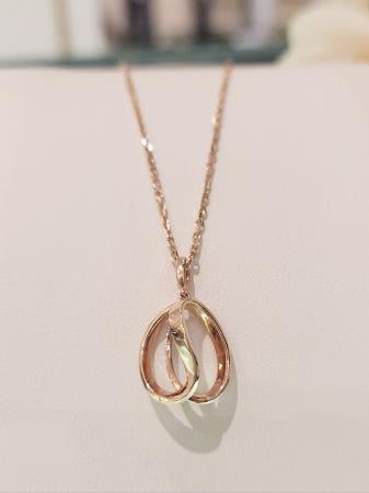 이런 상품 어때요? 스타일러스[골든듀AMC]14K  뷔네글램 펜던트 PG  r-352300003 (체인 제외)