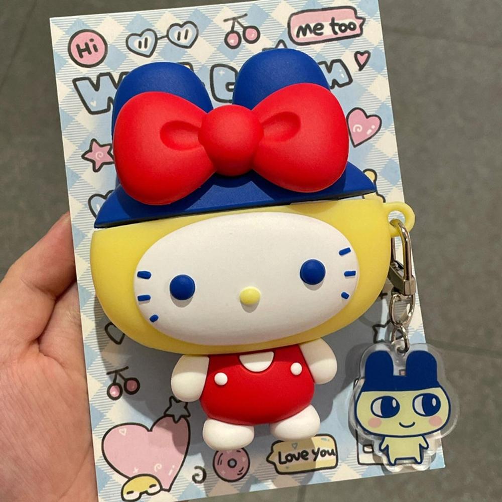 귀여운 키티 캐릭터 에어팟 케이스