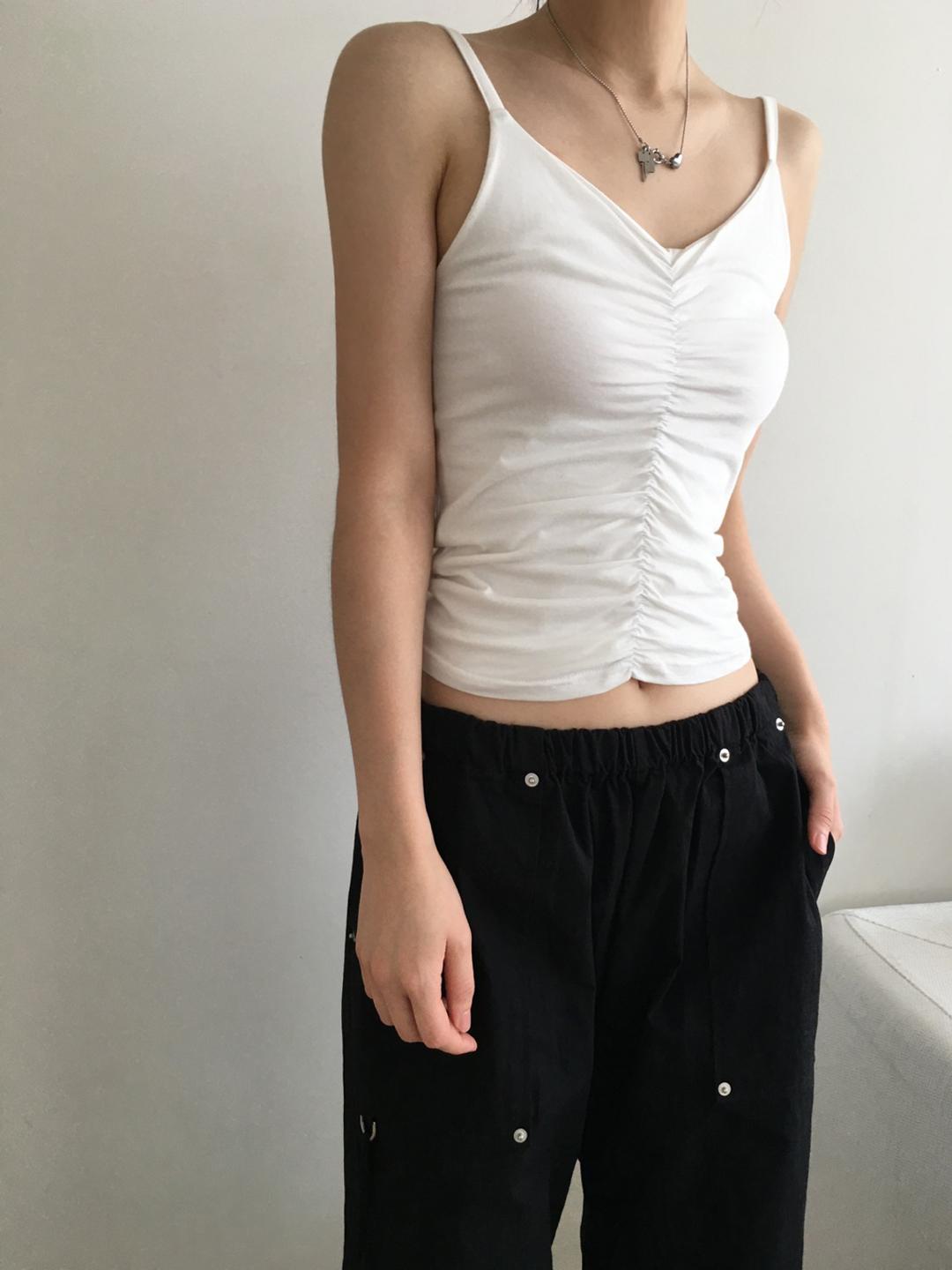 노비야카 [단독진행] V shirring sleeveless