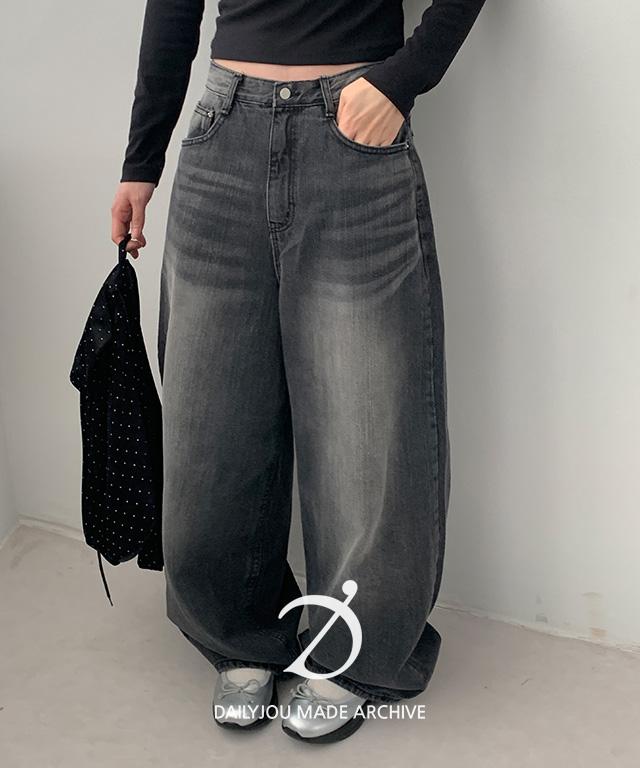 데일리쥬 [단독][21만장판매/MADE] 페스토 데님 와이드 팬츠(숏,부츠컷,맥시,와이드)(봄신상)
