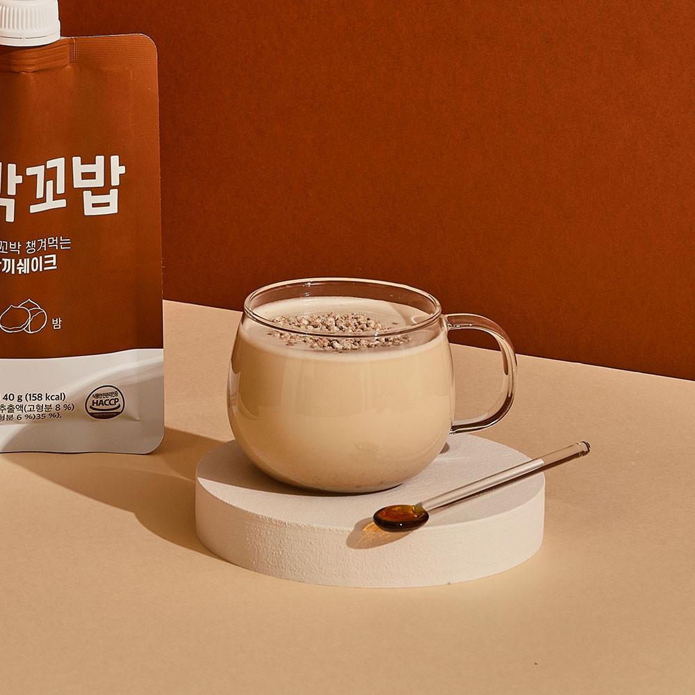 꼬박꼬밥 식사대용 밤 맛 단백질 쉐이크 40g 7개 [원산지:국산(경기도 광주시)]