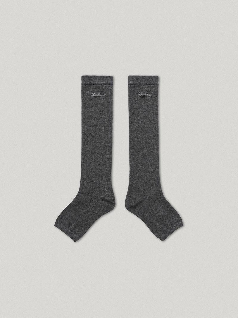 Gray Tenny Toeless Knee Socks (2nd)