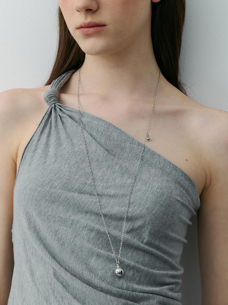[유진PICK]Minimal Ball Long Chain Necklace_VH2534NE001M