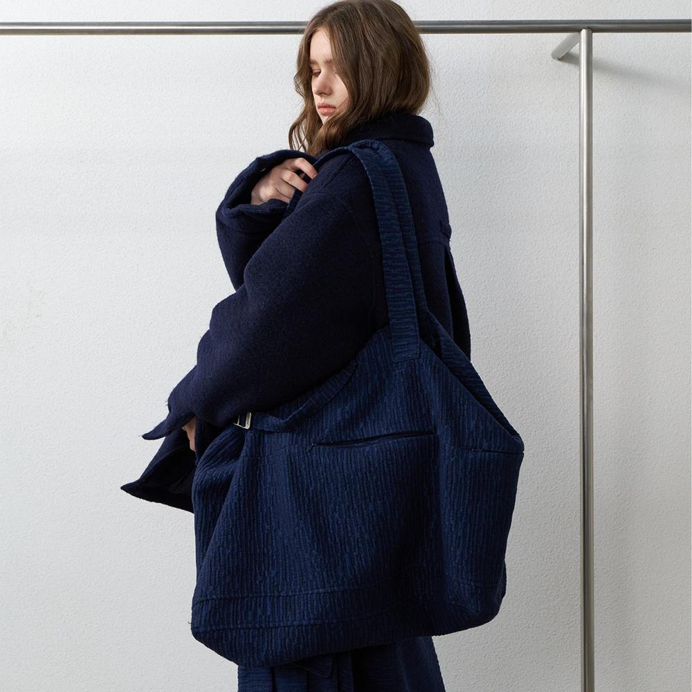 Cutting Tote Bag _ Navy