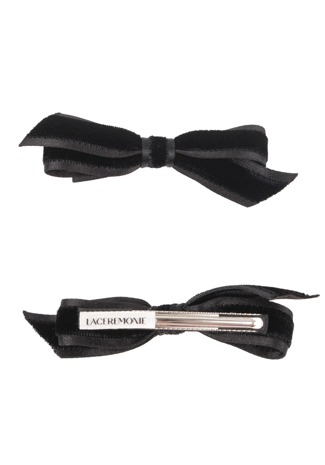 MOKUBA VELVET RIDLE MINI HAIR PIN