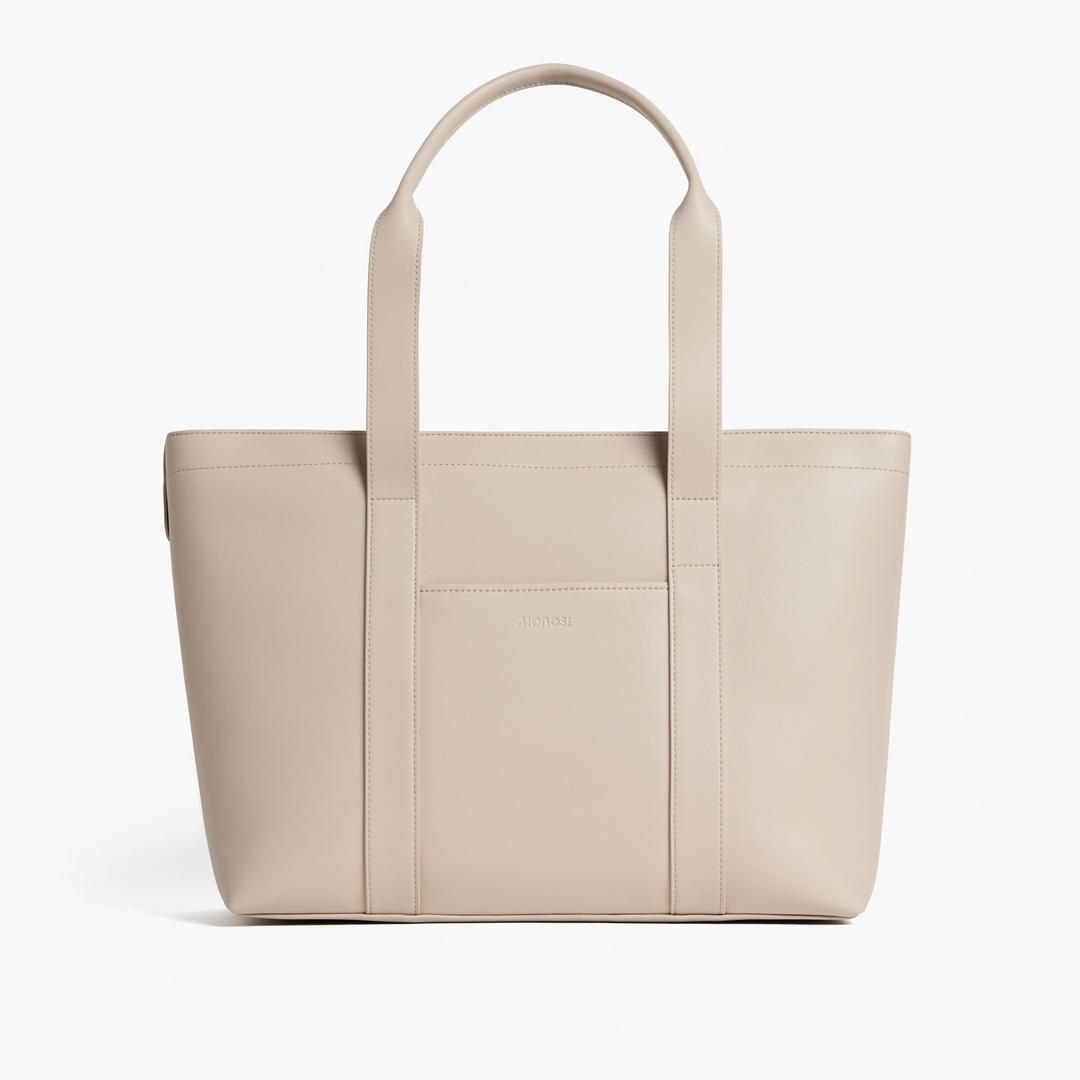 Metro Tote - Ivory (Vegan Leather)