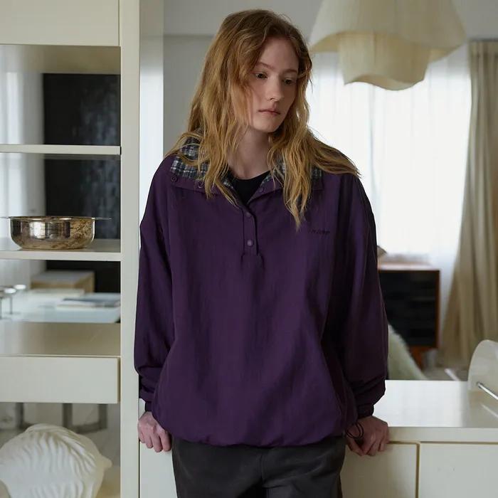 Reversible Fleece Jumper (Purple)