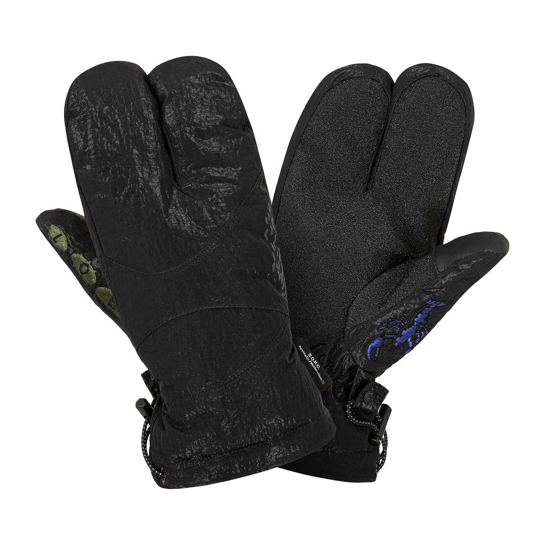 Coated Nylon LOB Mittens_12UFL902 BLACK