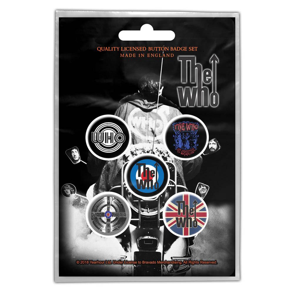[국내배송] 공식 THE WHO 더 후 Quadrophenia 버튼 뱃지 팩
