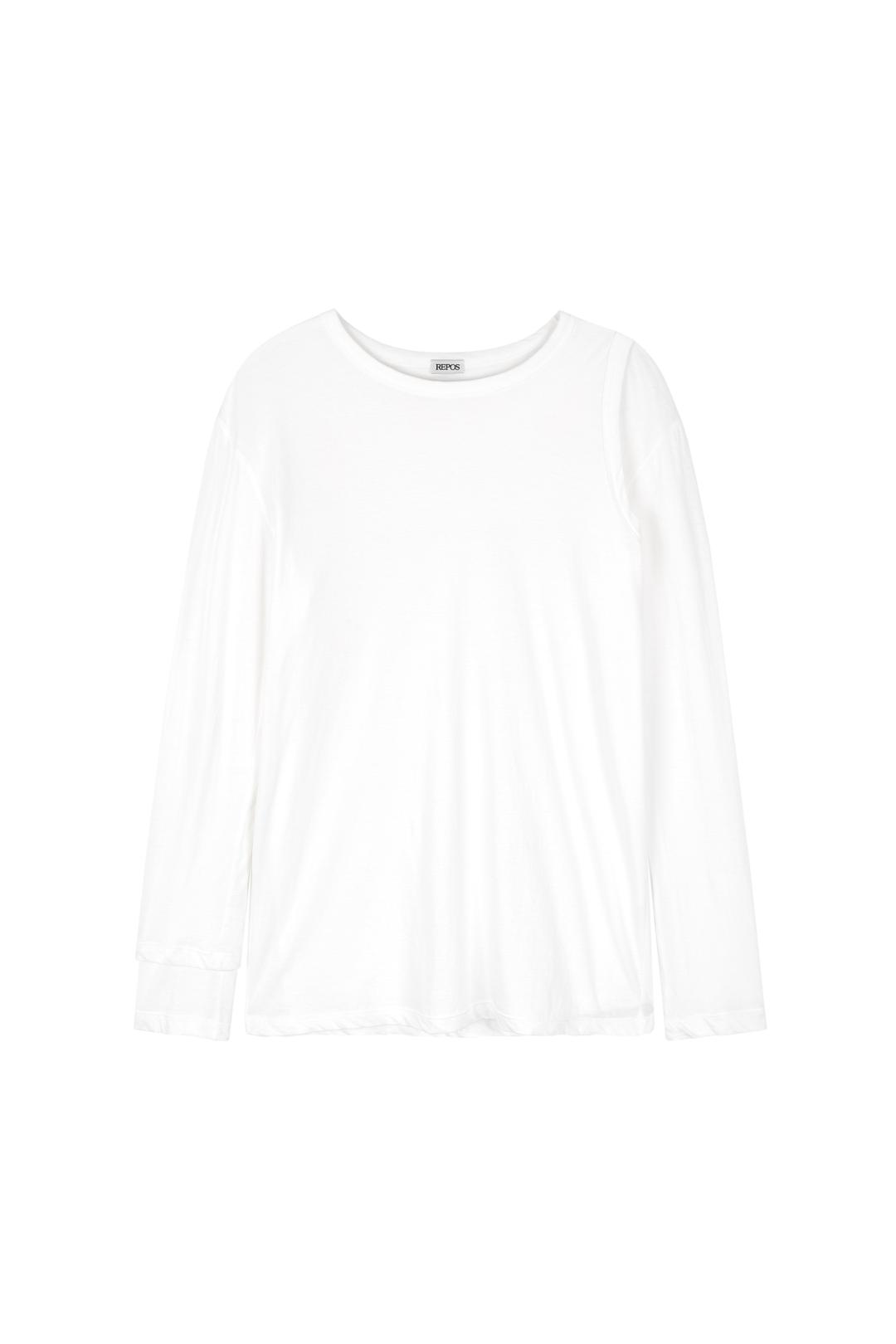 DOUBLE LAYERED T-SHIRTS (WHITE)