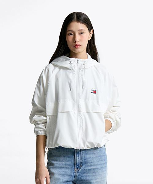 플래그 프린트 윈드브레이커 (T32F1WJC44TWT1YBL)