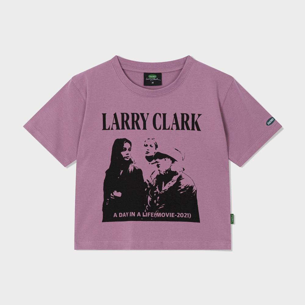 [WOMENS] A DAY IN A LIFE CROP SS PURPLE
