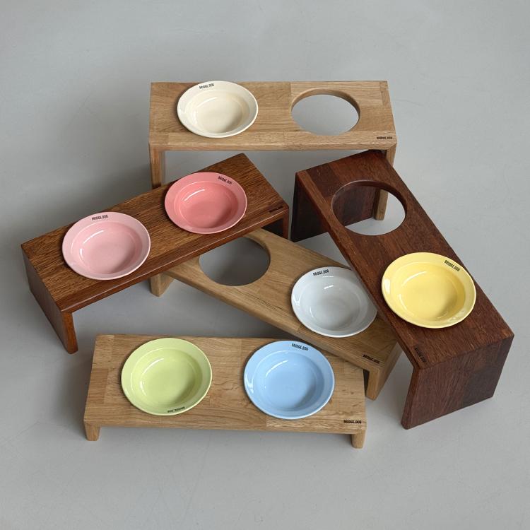 브릿지독 BRIDGE TRAY 2 HOLE - OAK / MERBAU (5SIZE)