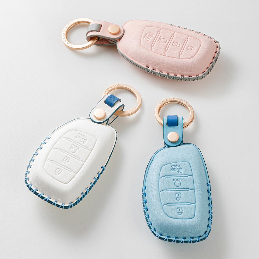 까사몬타 자동차 가죽 스마트 차 키케이스 키커버 키홀더
