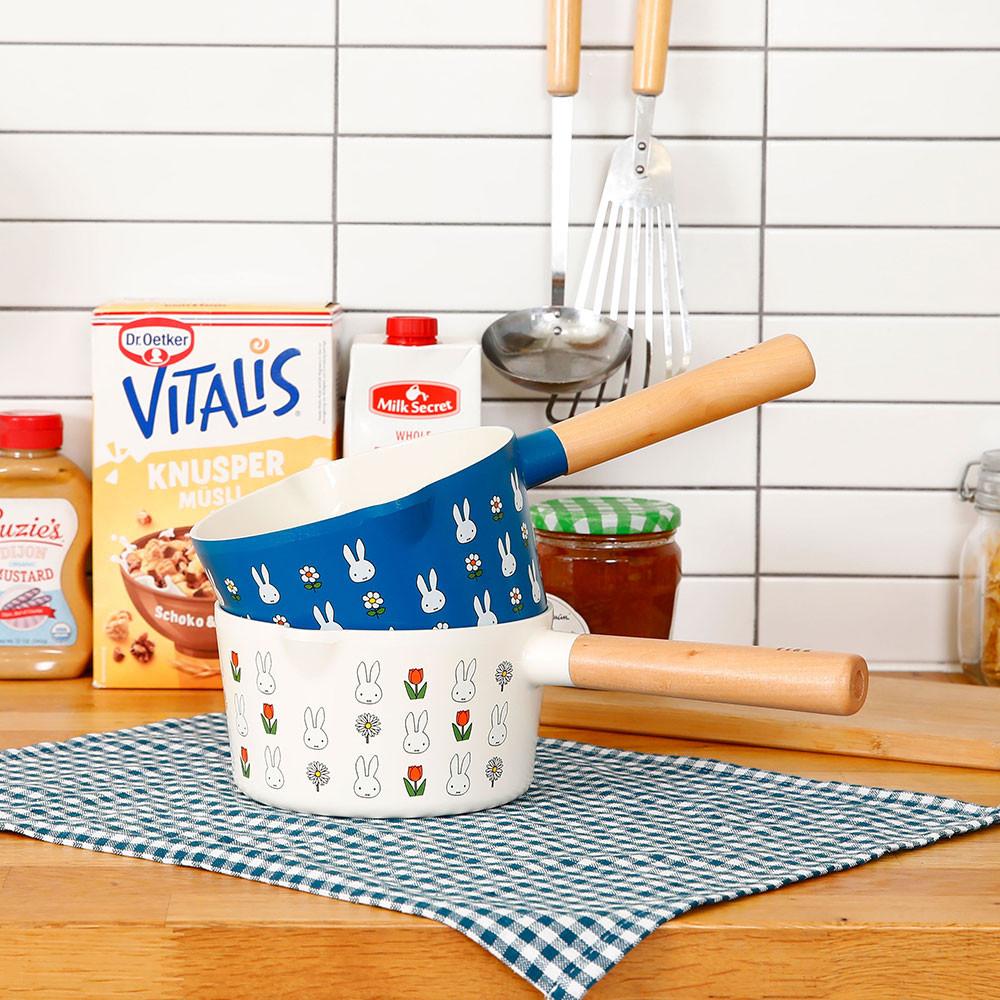 [보프렌즈] 미피 네오플램 피카 밀크팬 (세라믹코팅팬)