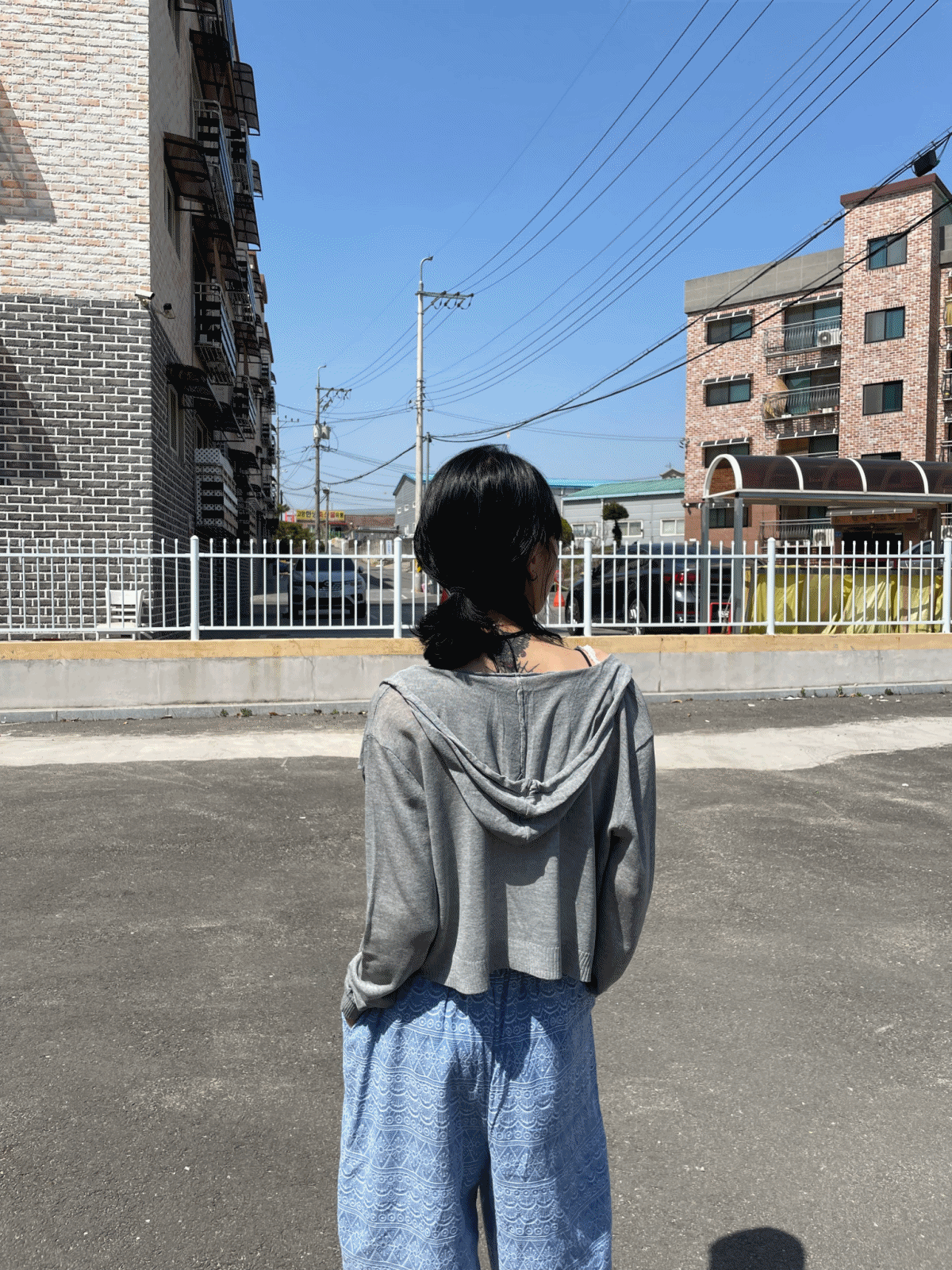 light hood cardigan (3color)