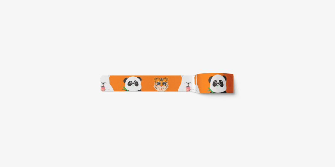 아름다운 기부 프로젝트 북극곰 호랑이 팬더 마스킹 테이프