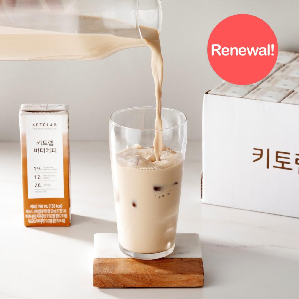 키토랩 방탄커피 앵커 버터커피 C8 MCT오일 팩커피 190ml 24팩