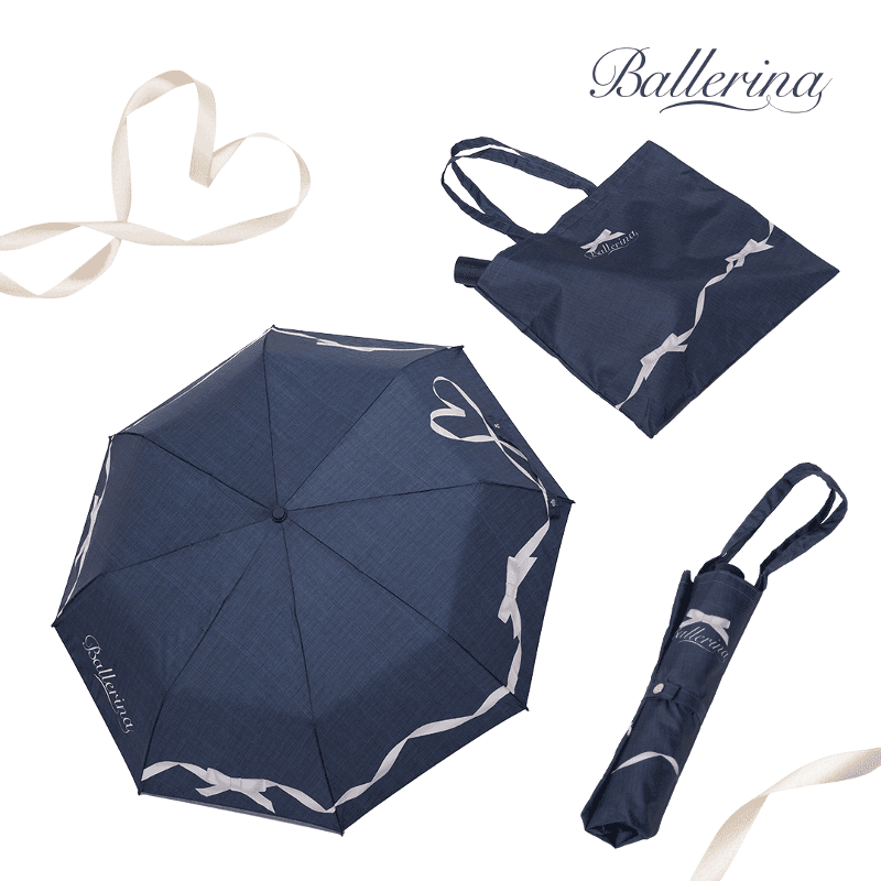 네이비 발레리나 에코백 단우산