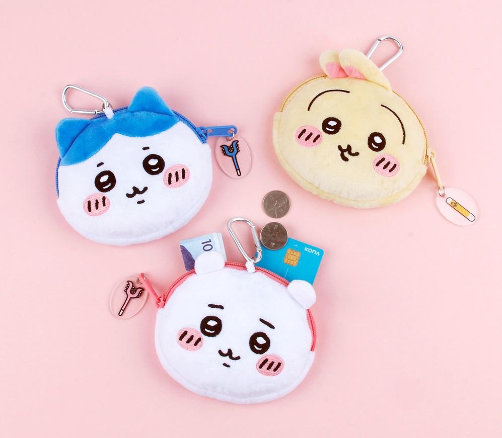 먼작귀 동전지갑 3종 1택 치이카와 가르마 토끼