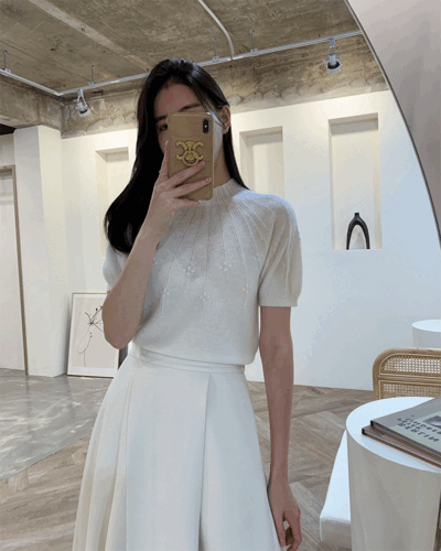 CL 눈꽃 캐시 니트