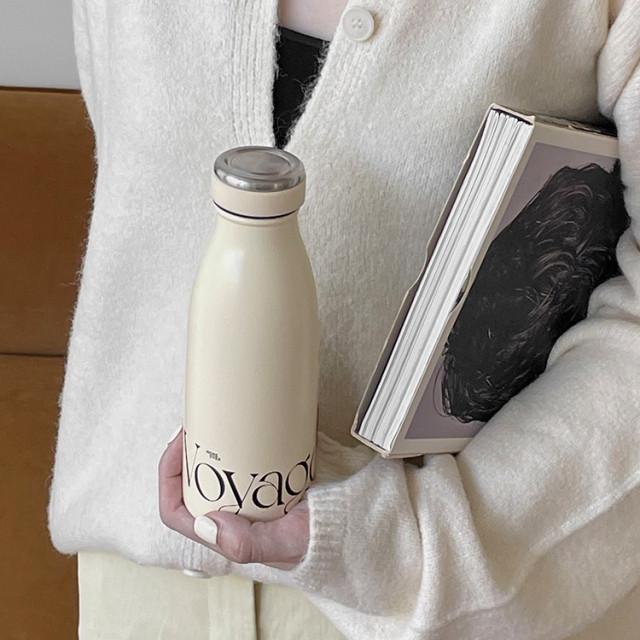 Voyage Tumbler 이중 스테인리스 우유병 쉐입 텀블러 350ml