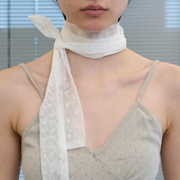 Dot Scarf (Ivory)