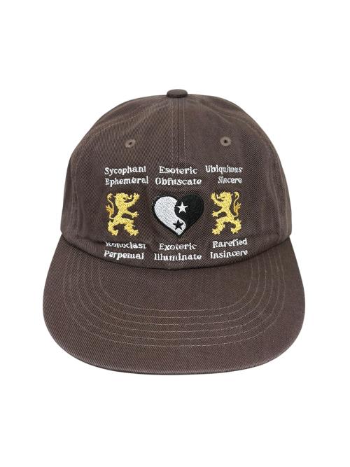 Lion Heart Washed Cap Brown