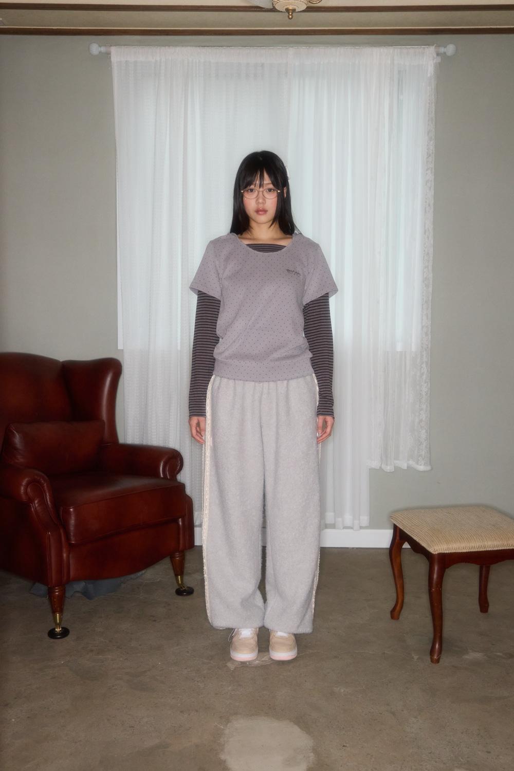 MOGUL WOOL LACE PANTS (BLUE)