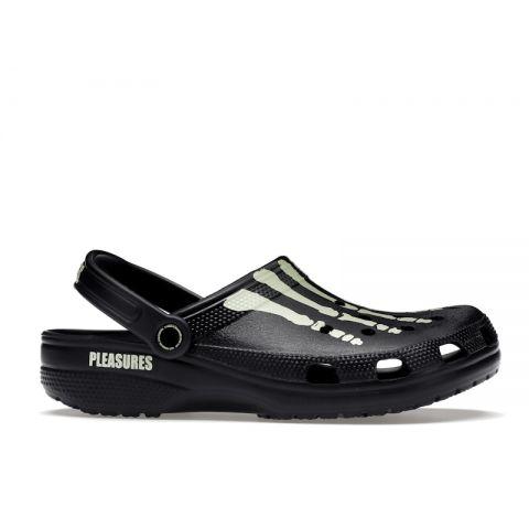 Crocs Classic Clog Pleasures Skeleton Black Glow data-next-head=
