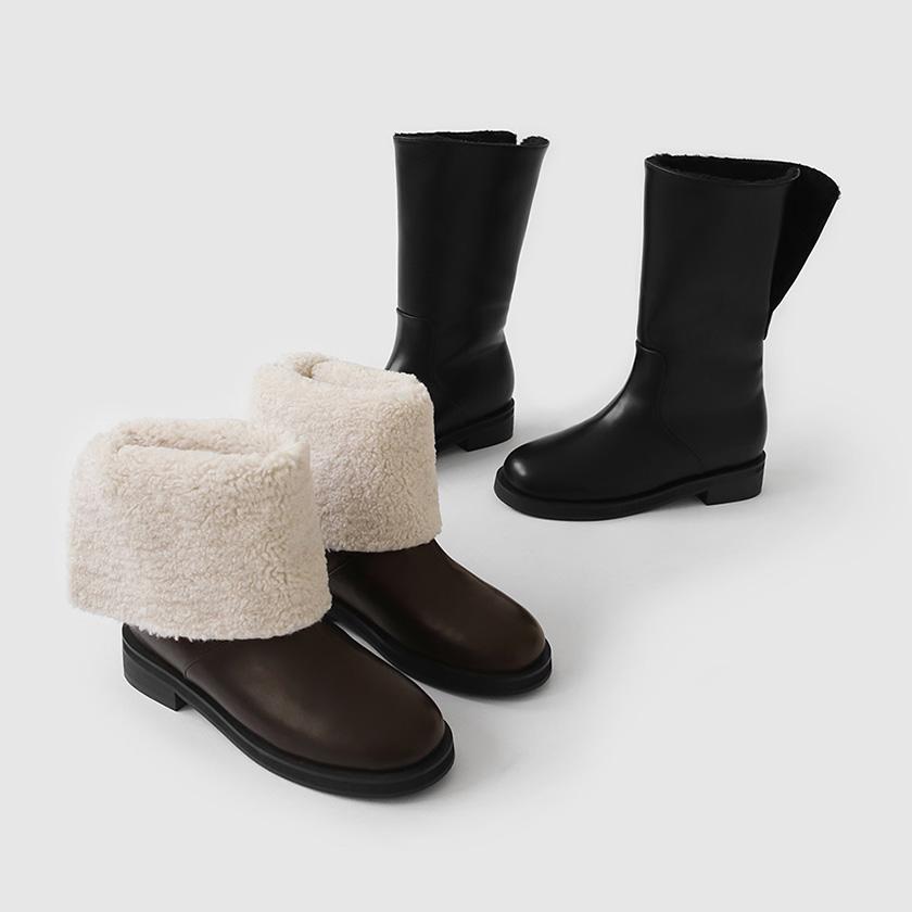 벤도르 털안감 미들부츠 (3.5cm)