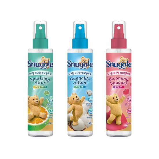 스너글 섬유탈취제 150ml (허거블코튼/시트러스/블루밍부케)