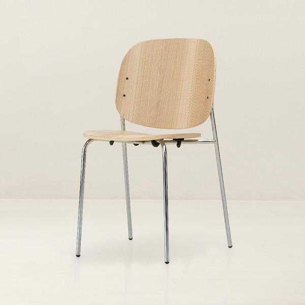 EC200 - 데일리체어 / 네추럴 - 크롬