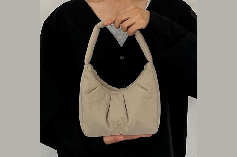 [펄럭] Dumpling bag_beige (3차입고)