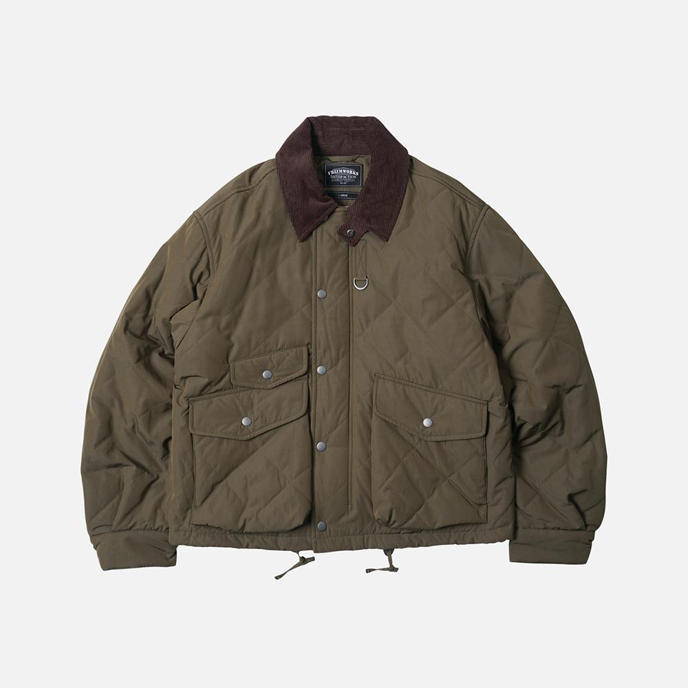 Quilted heritage hunting jacket _ olive