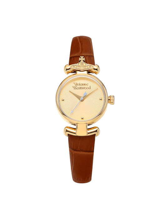 오브 여성 가죽시계 VV090GDBR