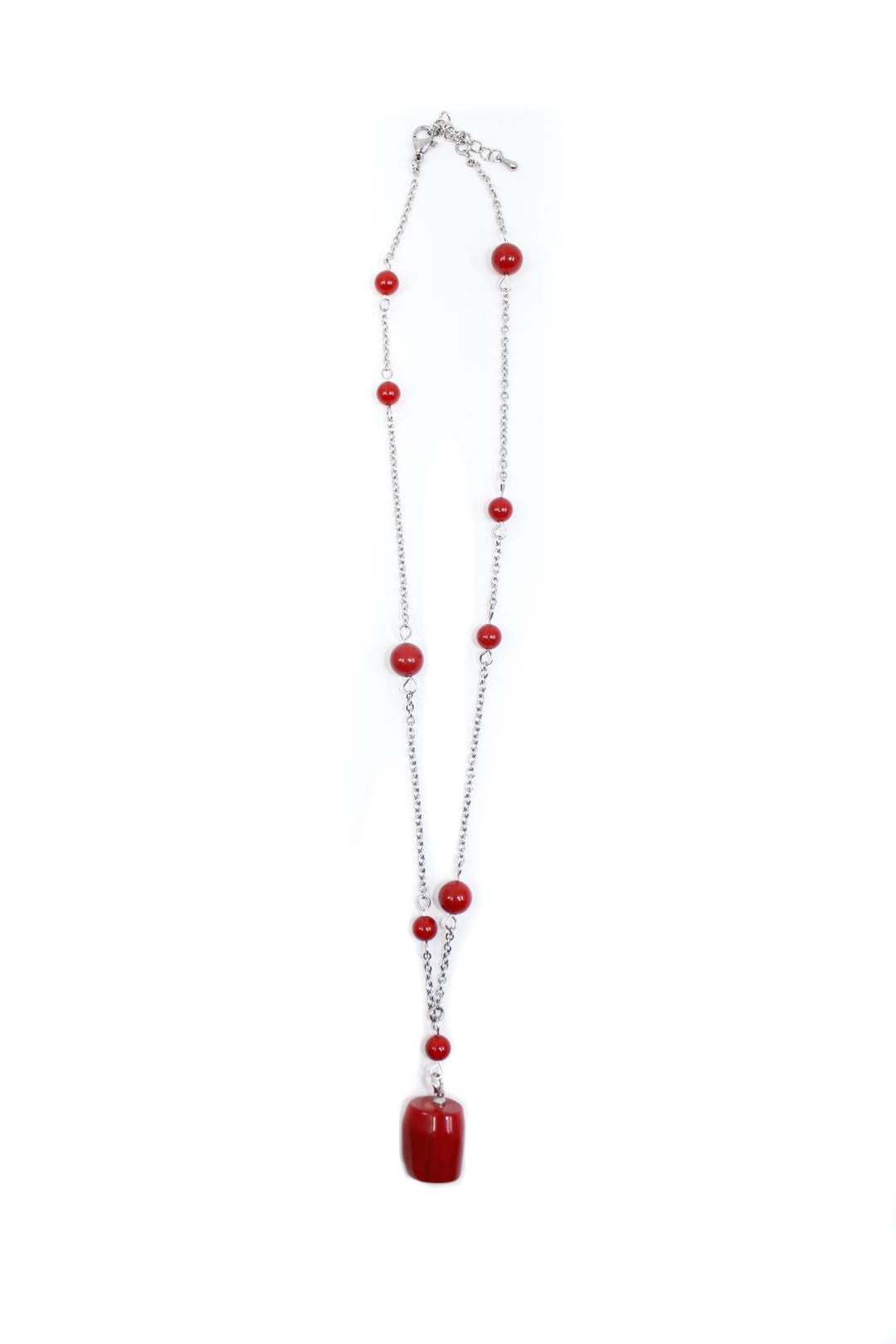 柳綠花紅 산수유 necklace