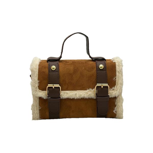 [오브오브]mustang brown hand bag